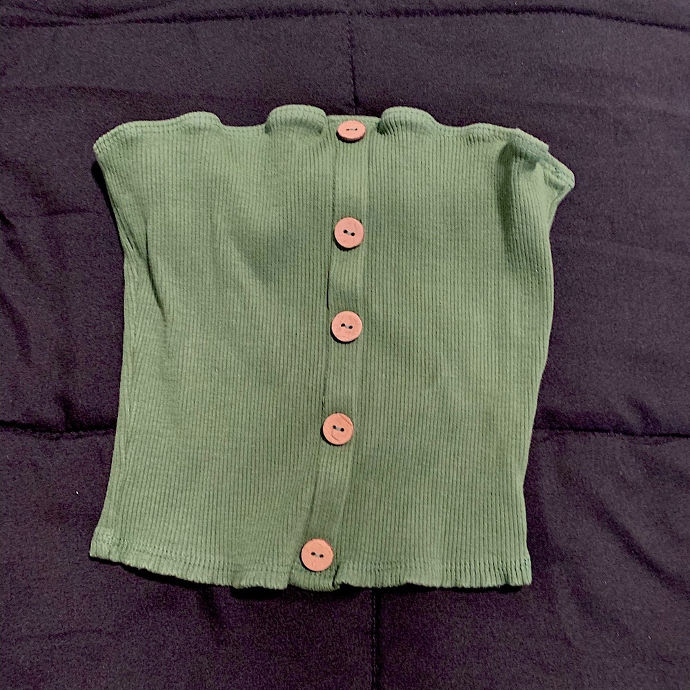 Green tube top size M